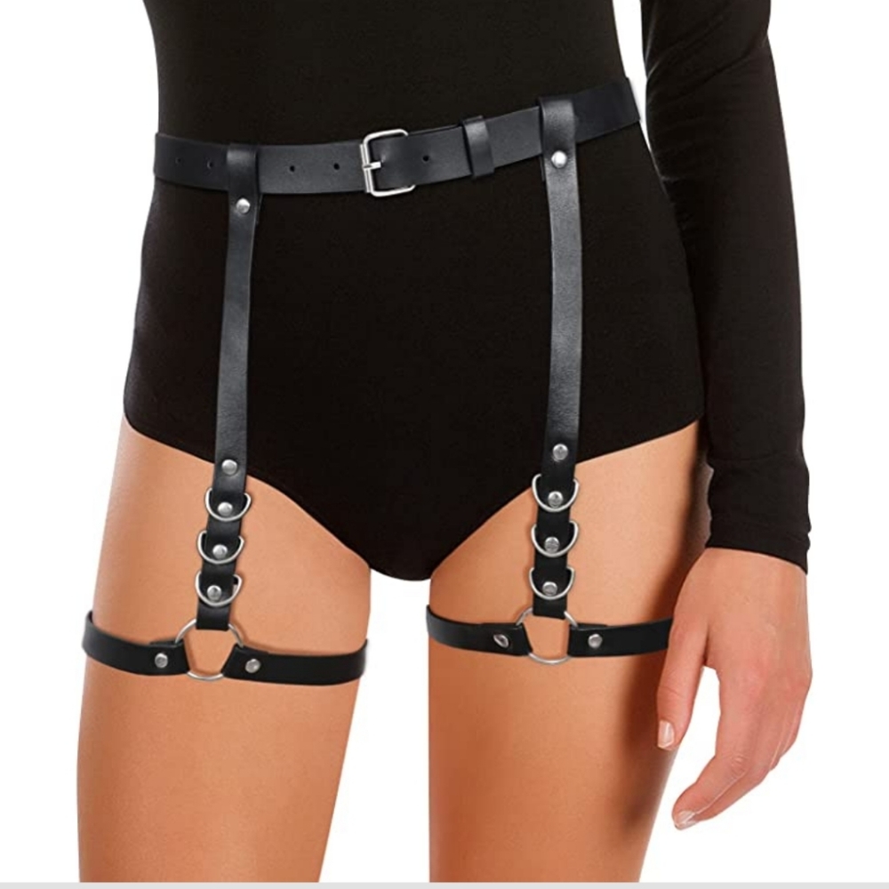 Leather Leg Harness Belt